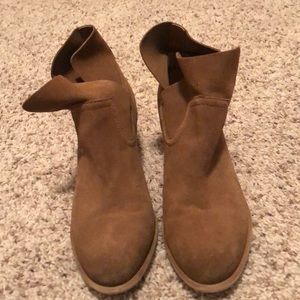 BP booties - 7.5 cognac